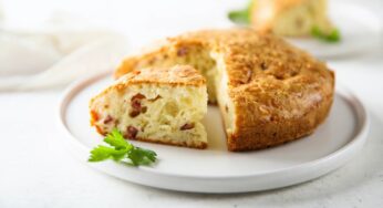 A Carnevale a casa mia non può mancare il migliaccio: io lo faccio salato e lo servo come antipasto
