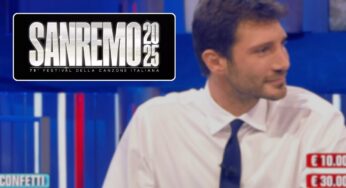 Dallo studio di Affari Tuoi a Sanremo: il video è virale, pubblico impazzito