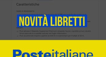 Poste annuncia la novità per i Libretti: tempo fino al 4 aprile, ti ritrovi più soldi